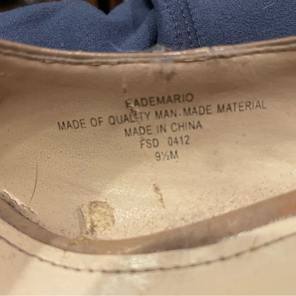 Enzo Angiolini Patent Nude Peep-Toe Heels - Picture 11 of 13